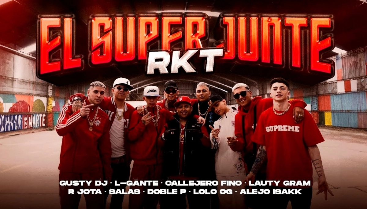 No faltó ninguno: Salas, Callejero Fino, L-Gante, Alejo Isakk y más estrenaron “El Super Junte RKT”