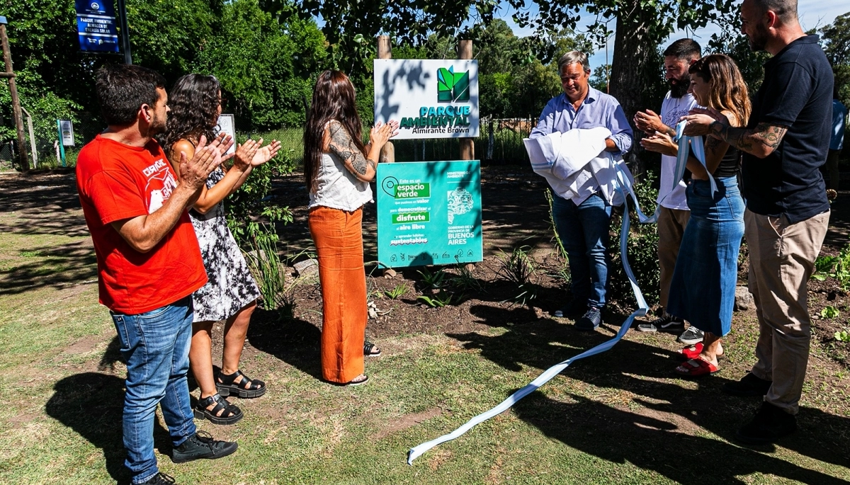 Cascallares recibió a Vilar e inauguraron un Parque Ambiental en Almirante Brown