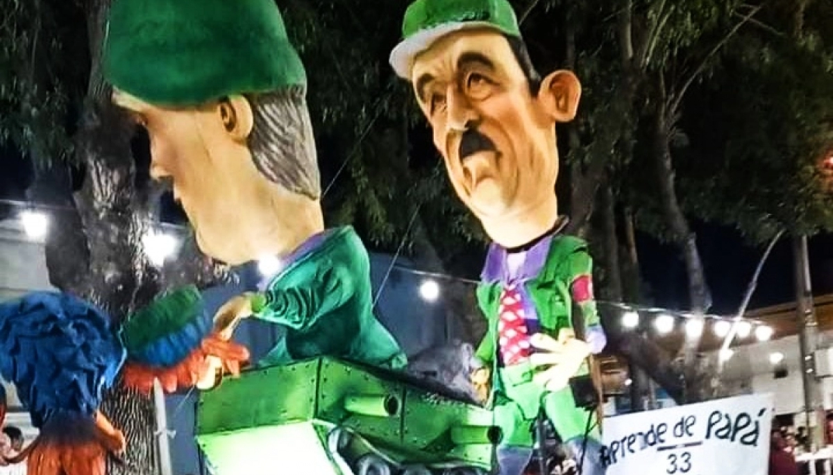 Hizo una carroza con simbología nazi y lo apartaron del Carnaval de Los Toldos