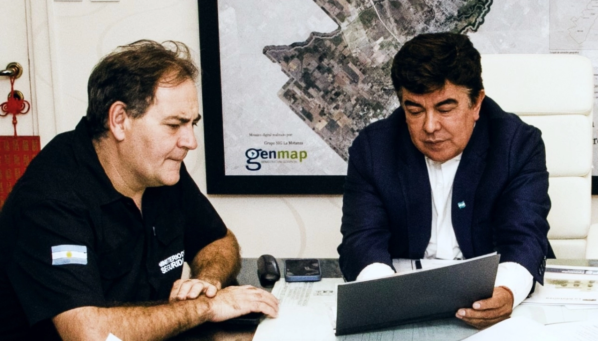 Espinoza y Alonso acordaron trabajar en conjunto para la prevención de delitos en La Matanza