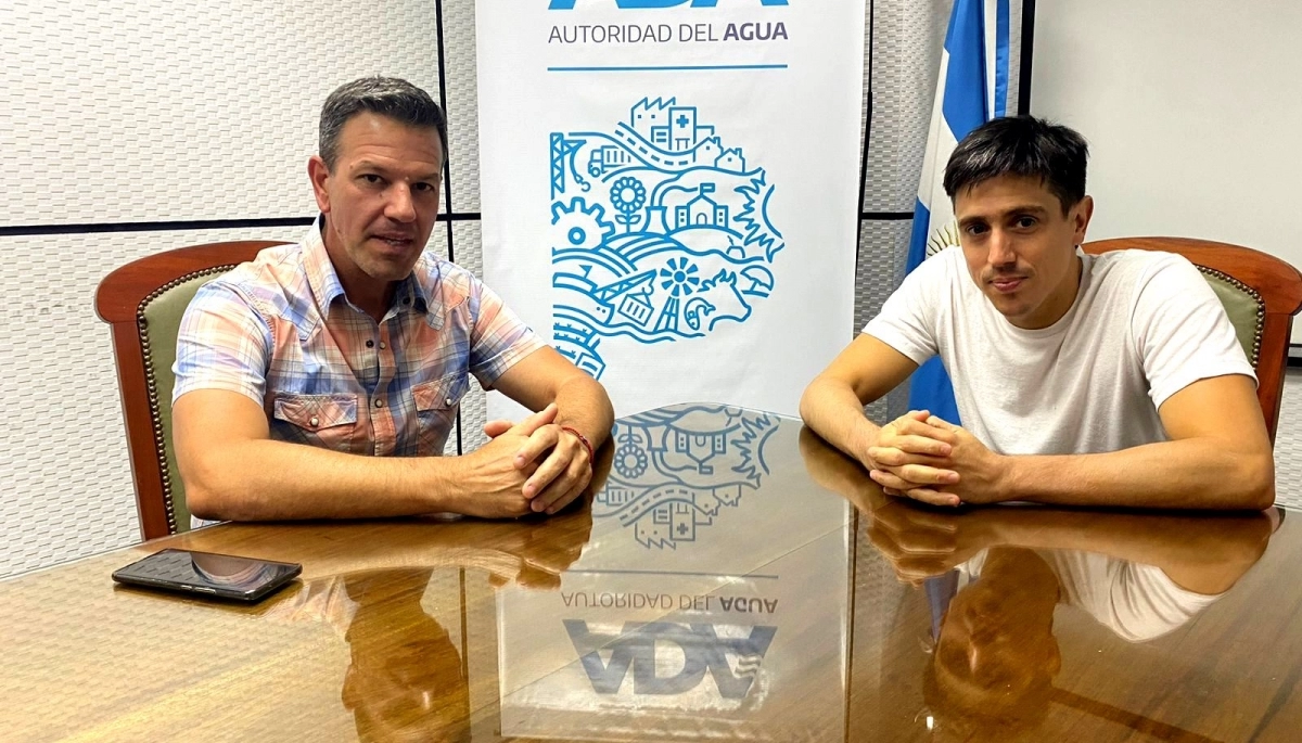 Agenda conjunta: Sciaini mantuvo una reunión con el presidente de la Autoridad del Agua