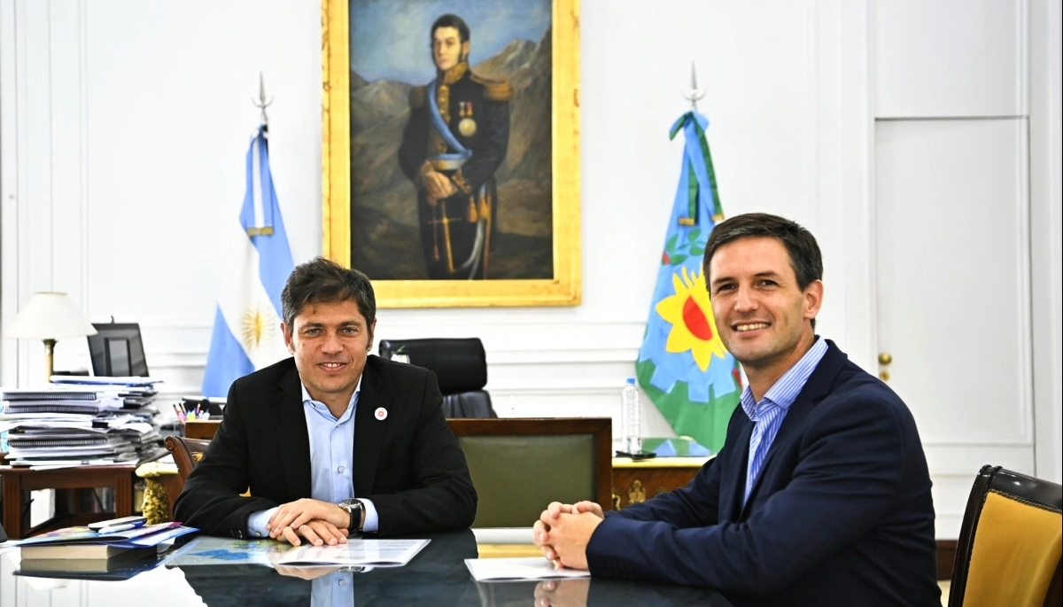 Kicillof recibió a Mantegazza para acordar la planificación de una agenda de trabajo conjunto