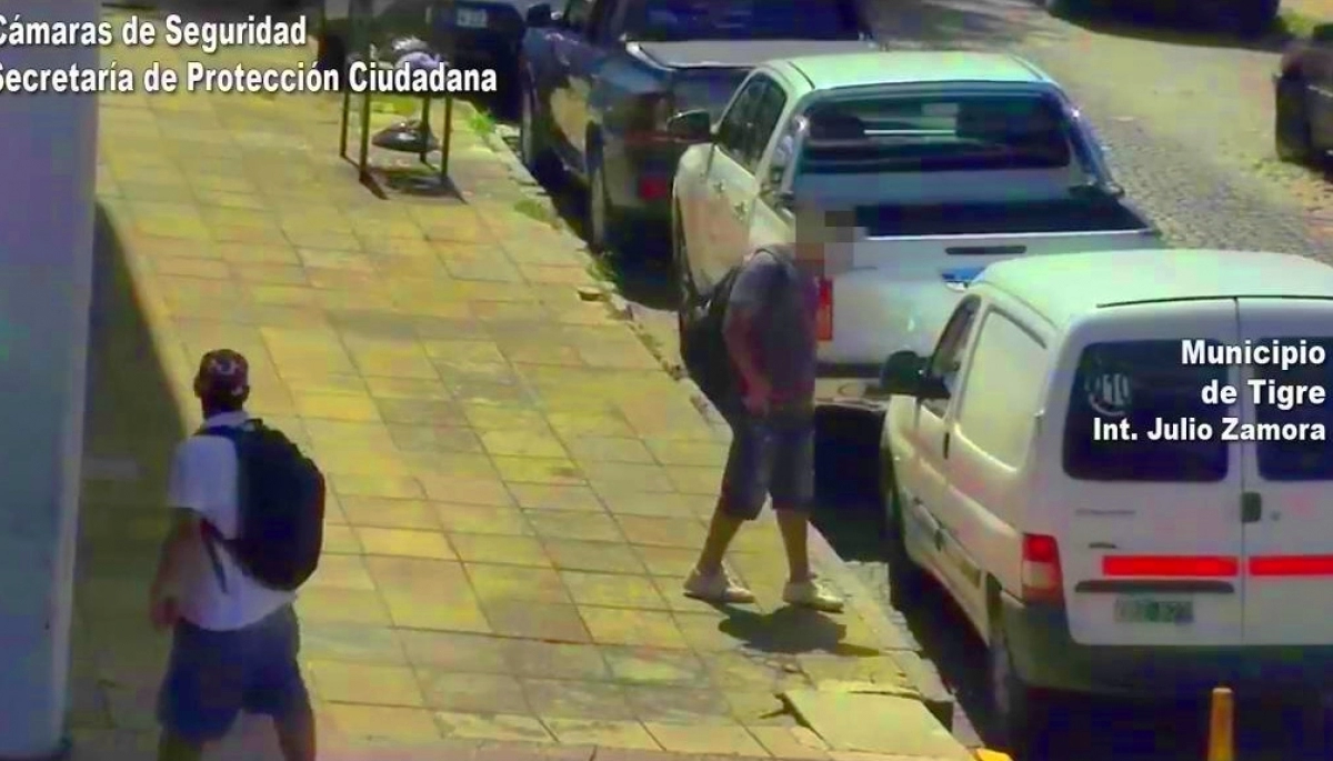 Captado por las cámaras, detuvieron a un sospechoso de robar vehículos con inhibidor de alarmas