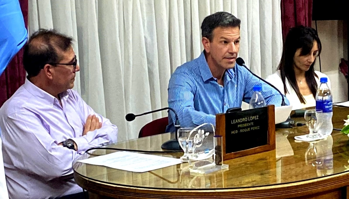 Sciaini dio paso a las Sesiones en Roque Pérez: políticas municipales y revisión de gestión