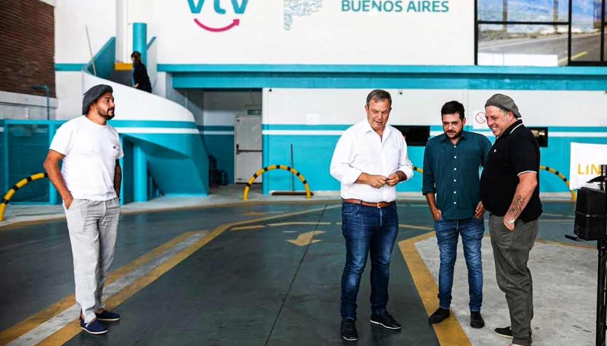 Cascallares y Fabiani recorrieron los avances de una nueva planta de la VTV en Longchamps