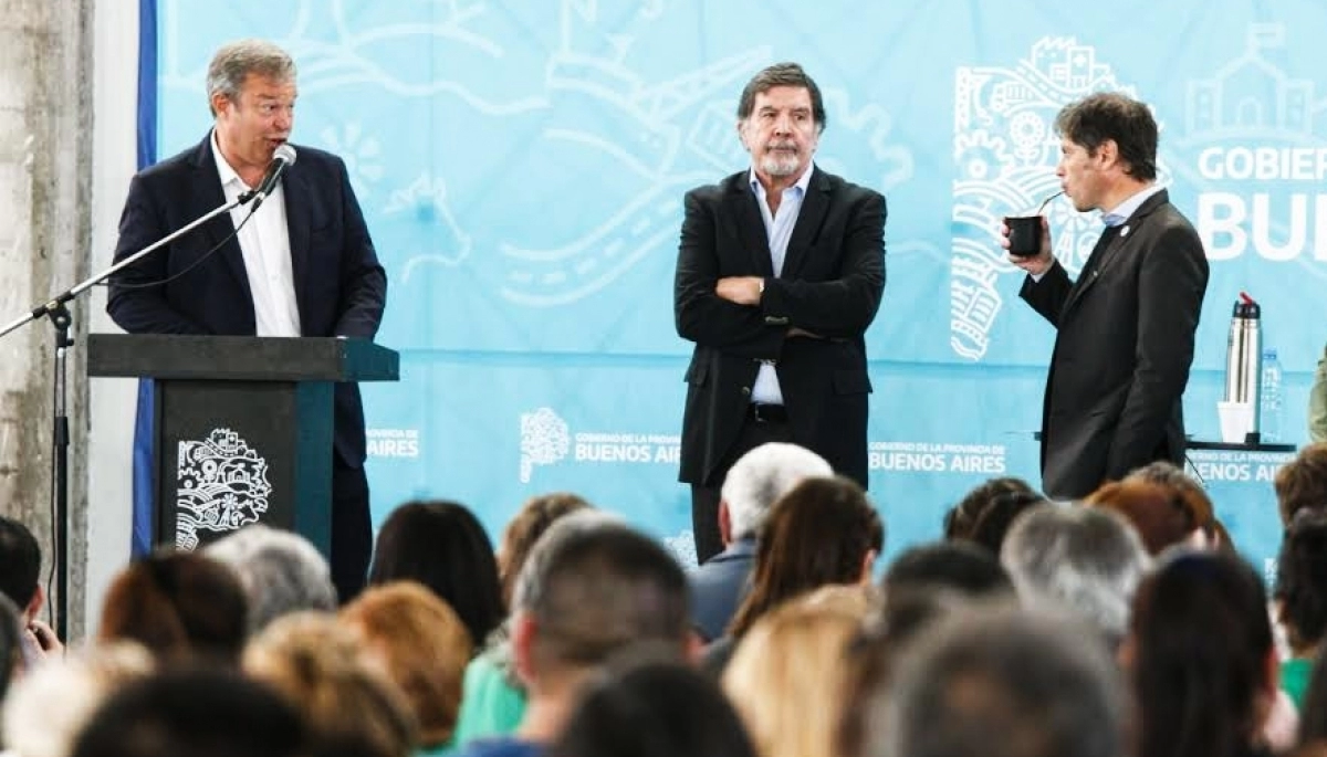 Cascallares recibió a Kicillof en Don Orione: inauguraron una nueva escuela de Educación Física