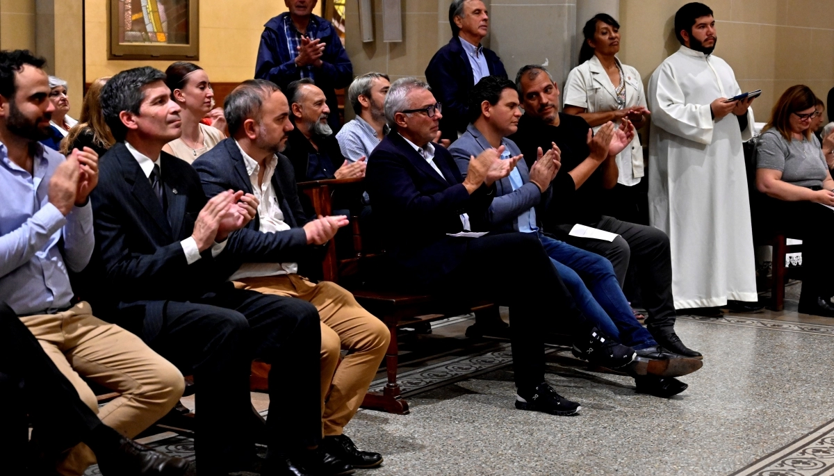 Zamora acompañó la asunción de Monseñor Caride como obispo coadjutor de la Diócesis de San Isidro