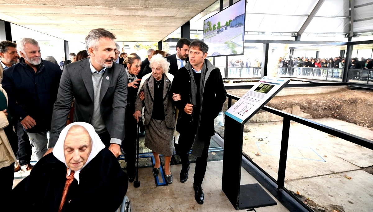 Kicillof inauguró un nuevo espacio para la Memoria y apuntó al “negacionismo” a nivel nacional