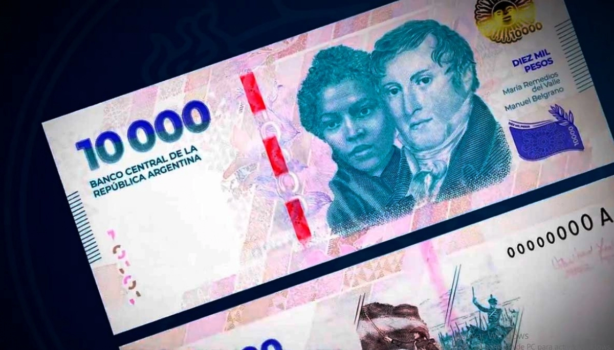 Comenzaron a circular los nuevos billetes de $10.000: cómo reconocer si son falsos
