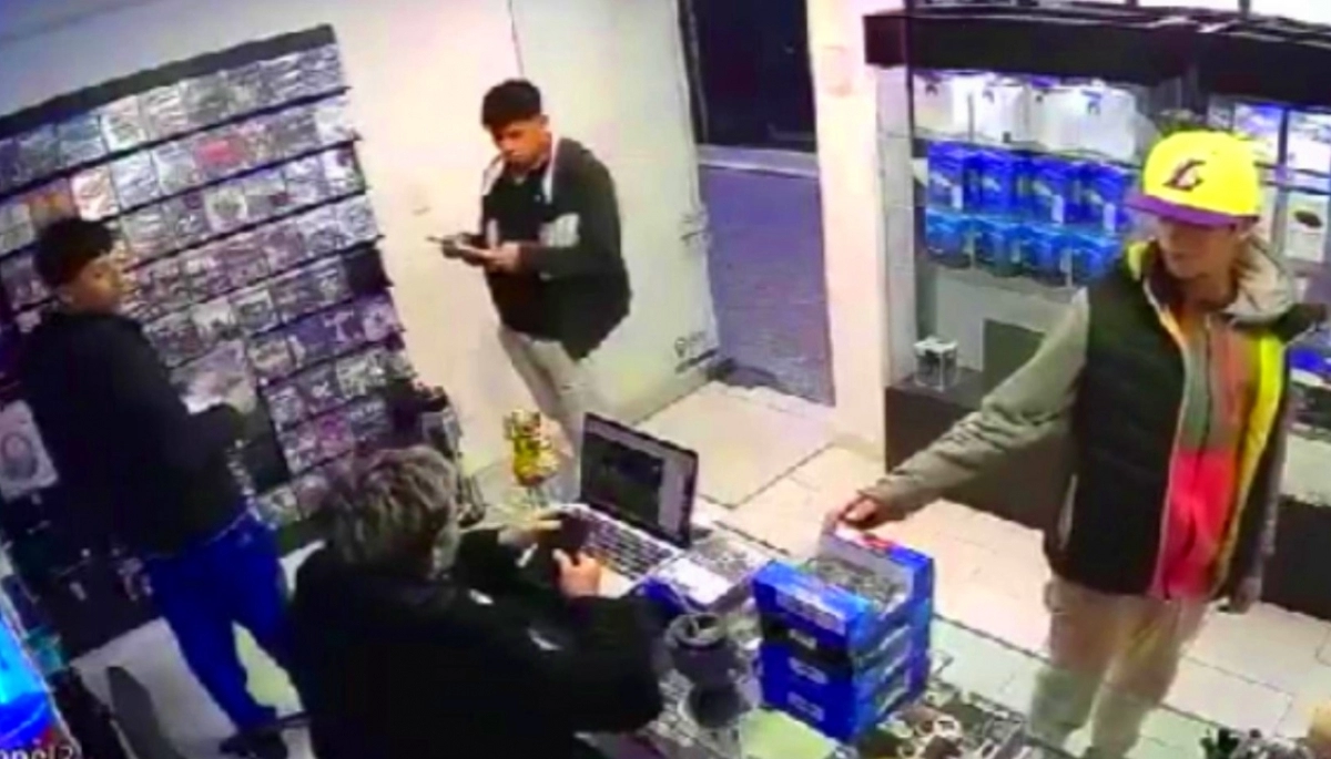 Mecheros tecnológicos robaron en una galería y golpearon al maestranza que les recriminó el accionar