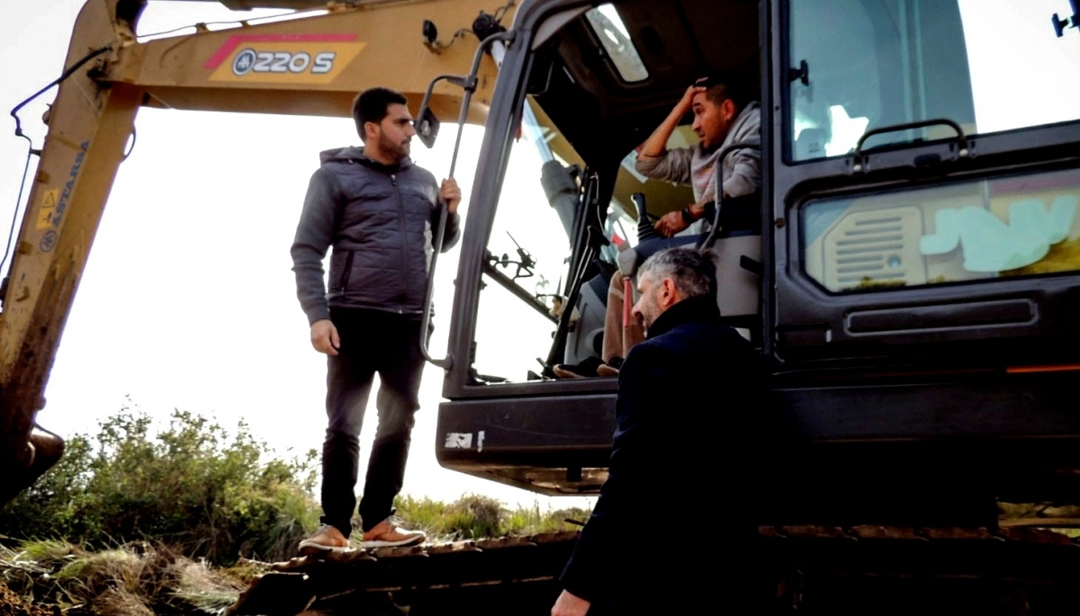 El intendente Egüen supervisó  la continuidad de las obras en Norberto de la Riestra
