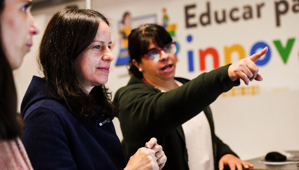 Soledad Martínez celebro que Vicente López tiene la única escuela pública certificada por Google
