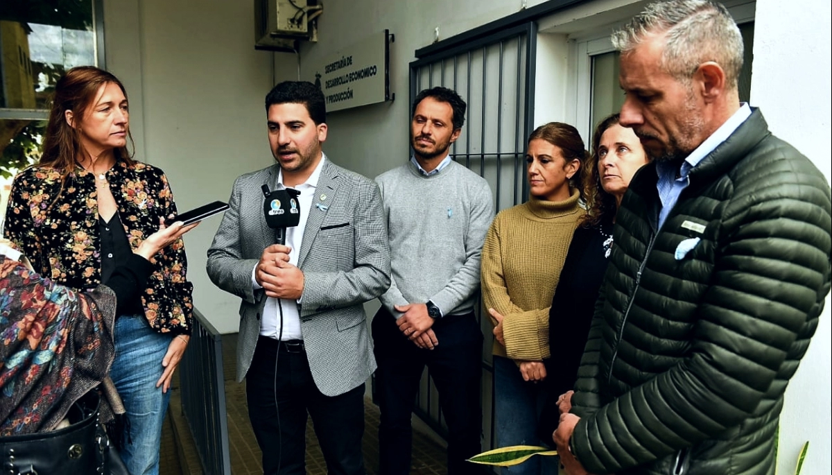 Siguen las obras en Veinticinco de Mayo: Egüen inauguró una nueva oficina de desarrollo económico