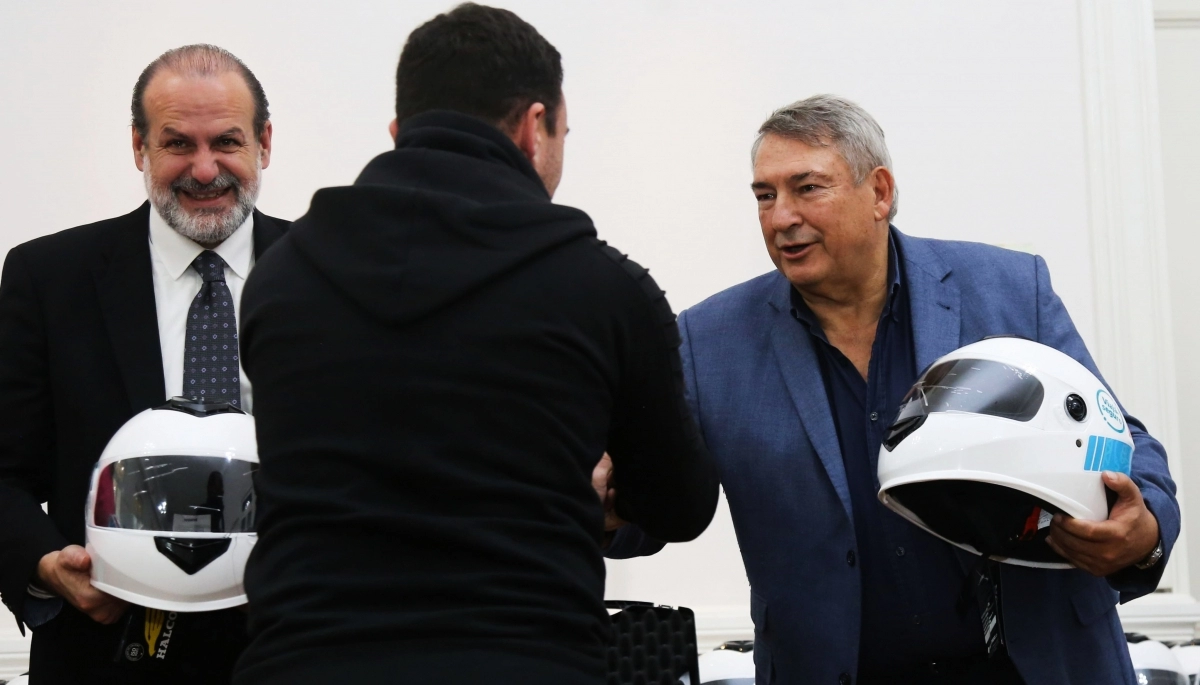 D’Onofrio visitó a Susbielles: capacitación en Seguridad Vial y entrega de equipos