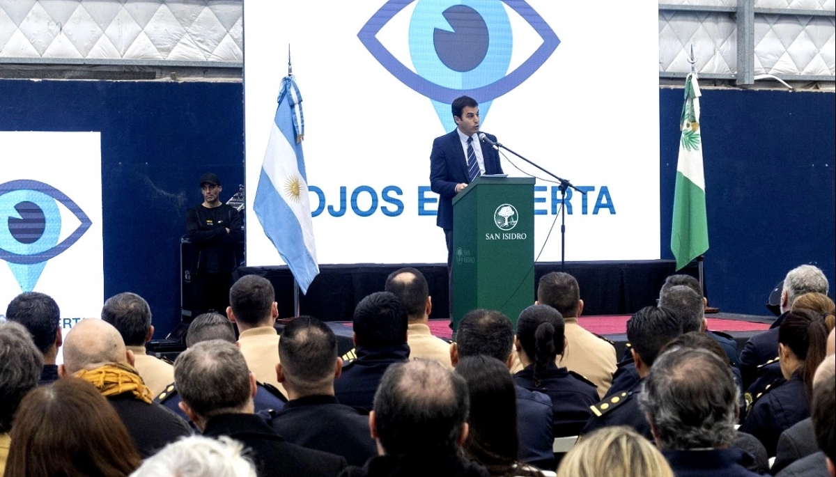 “Ojos en Alerta”: la innovadora propuesta para la seguridad que lanzó Lanús en San Isidro