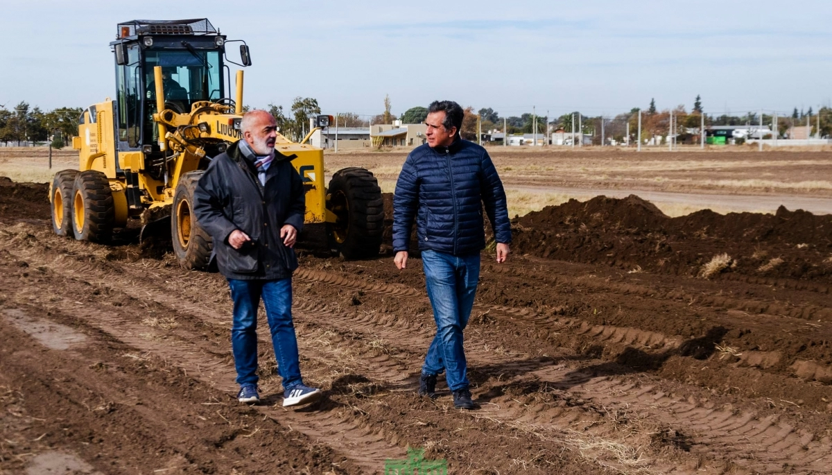Rivadavia avanza en los trabajos para la construcción de 101 lotes con servicios