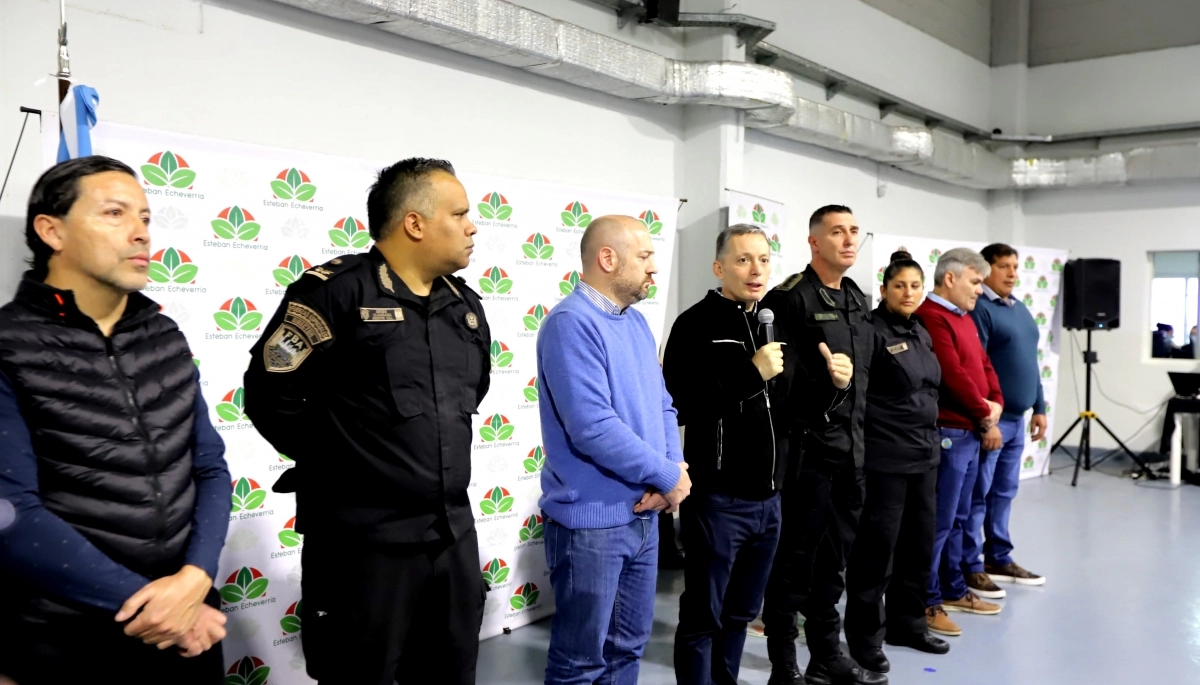 Gray puso en funciones a la nueva Fuerza Barrial de Aproximación en Esteban Echeverría