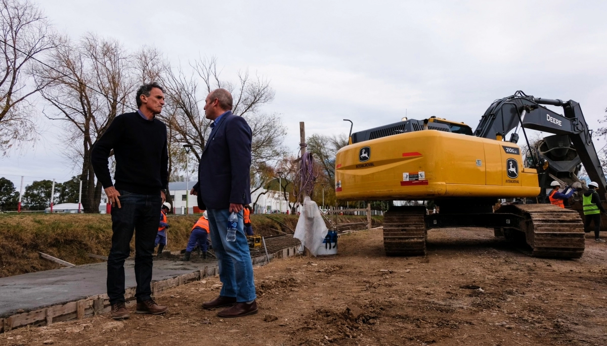Agenda por la Sexta Sección: Katopodis recorrió obras en General La Madrid y Laprida