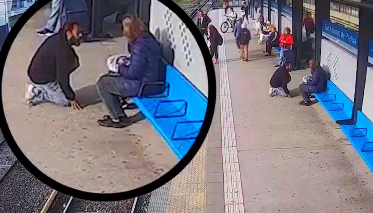 Violencia de género en Merlo: detuvieron a un sujeto que golpeó a una mujer en la estación del tren
