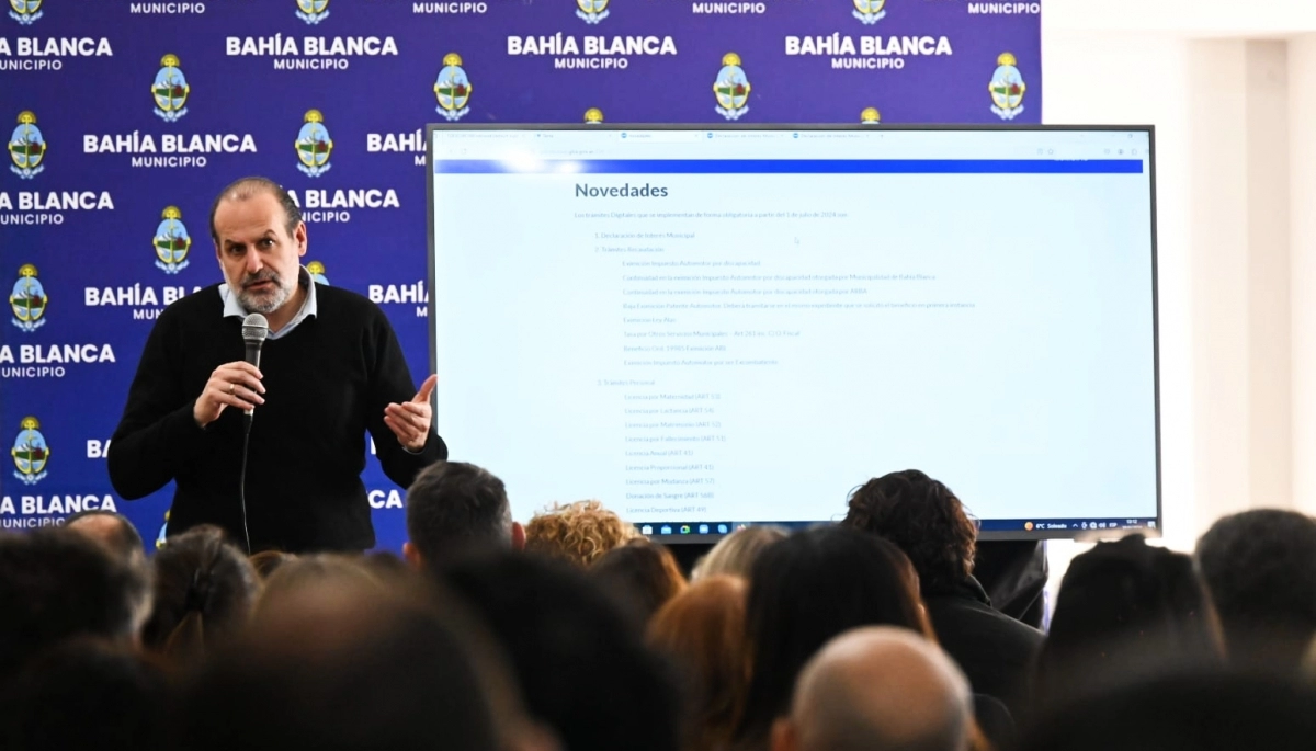 Bahía Blanca avanza en el proceso de despapelización y digitalización de expedientes