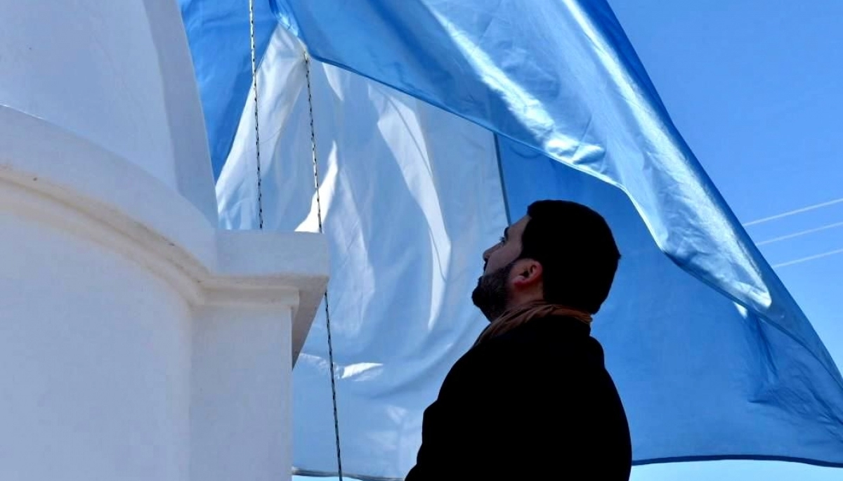 Egüen encabezó el acto del día de la independencia en Pedernales, 25 de Mayo