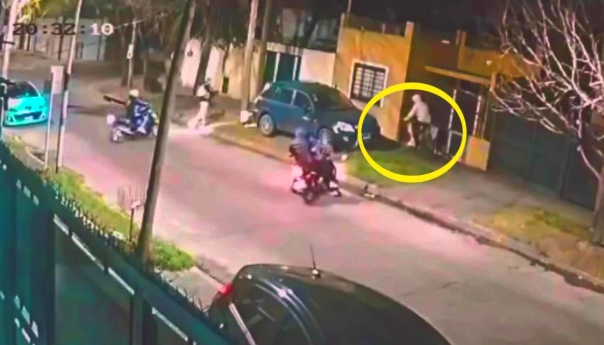Inseguridad en Tres de Febrero: banda de motochorros rodeó a un ciclista y le sustrajo el rodado