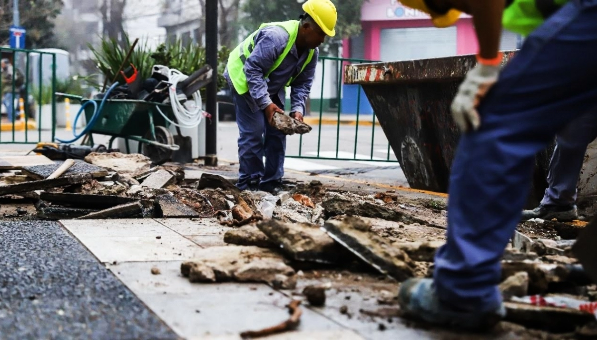 Vicente López anunció avances sobre las obras para renovar el Centro Comercial La Lucila