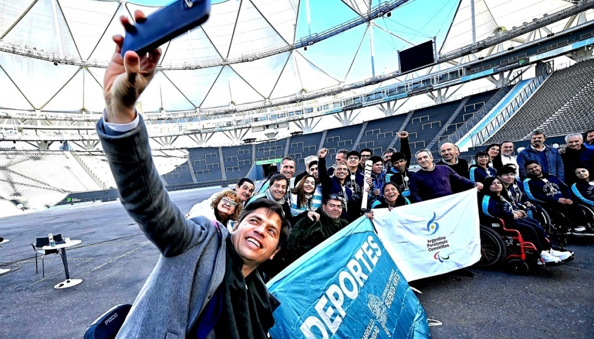 Con el eje en la inclusión: Kicillof despidió a los bonaerenses que competirán en los Juegos Paralímpicos