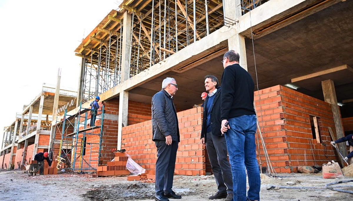 Zamora recibió a Katopodis y recorrieron las obras en el Hospital de Alta Complejidad de Tigre
