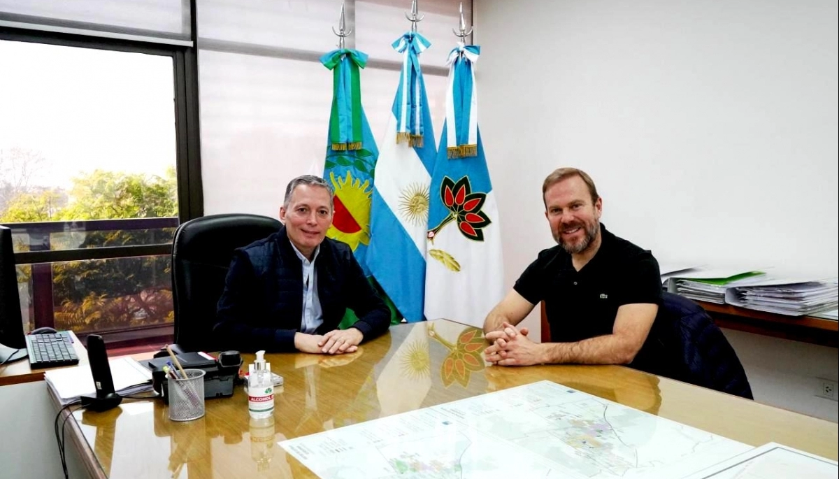 Gray recibió al intendente Granados en Esteban Echeverría