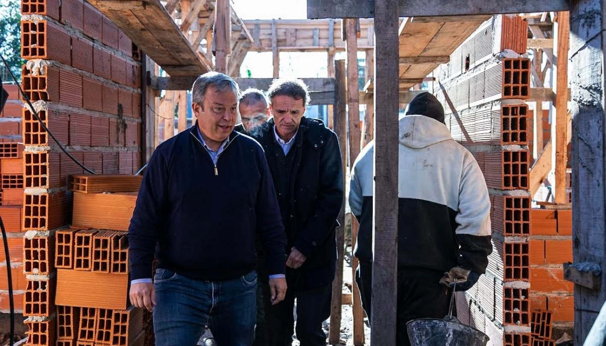 Cascallares y Katopodis se reunieron para avanzar sobre las obras en Almirante Brown