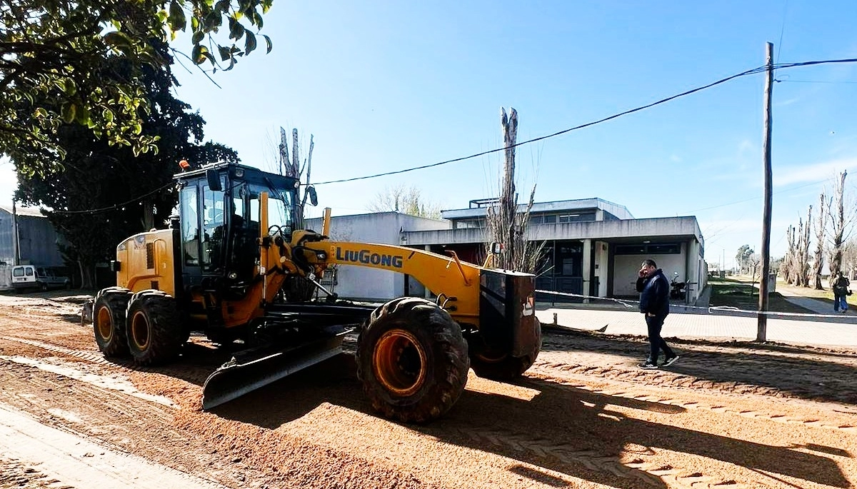El gobierno de Sciaini avanza en gestiones para obras sobre la vía pública de Roque Pérez