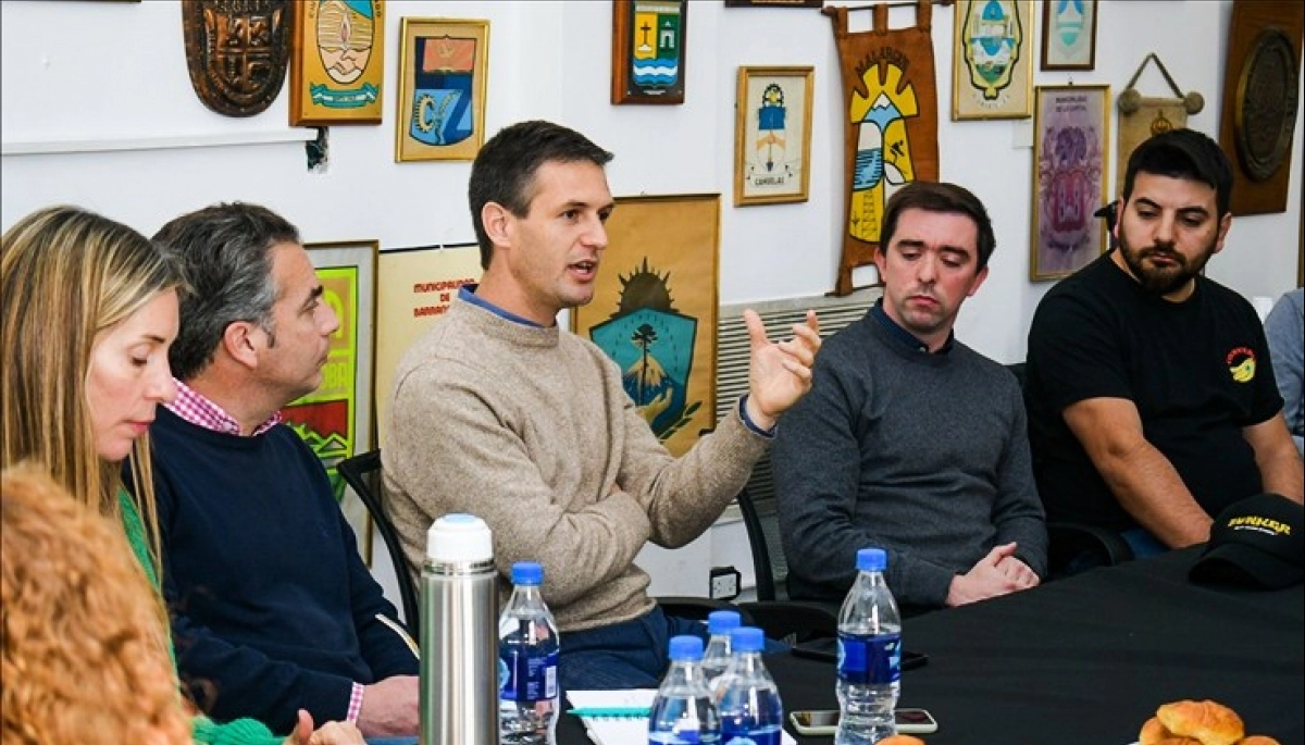 Mantegazza participó de una reunión de planificación sobre el turismo en San Vicente