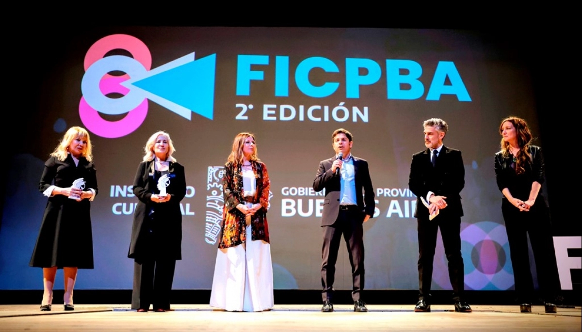 Junto a Sbaraglia, Cecilia Roth y Mercedes Morán, Kicillof inauguró la segunda edición del Festival de Cine bonaerense