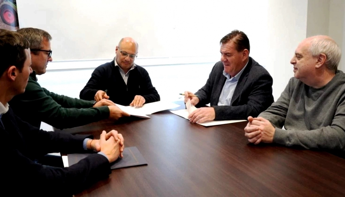 En busca del progreso regional, tres intendentes de la Quinta sellaron un convenio de cooperación