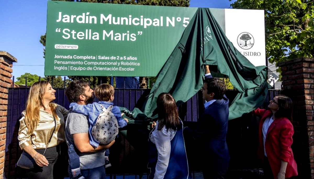 Ramón Lanús anunció la incorporación de jornada completa en jardines de San Isidro