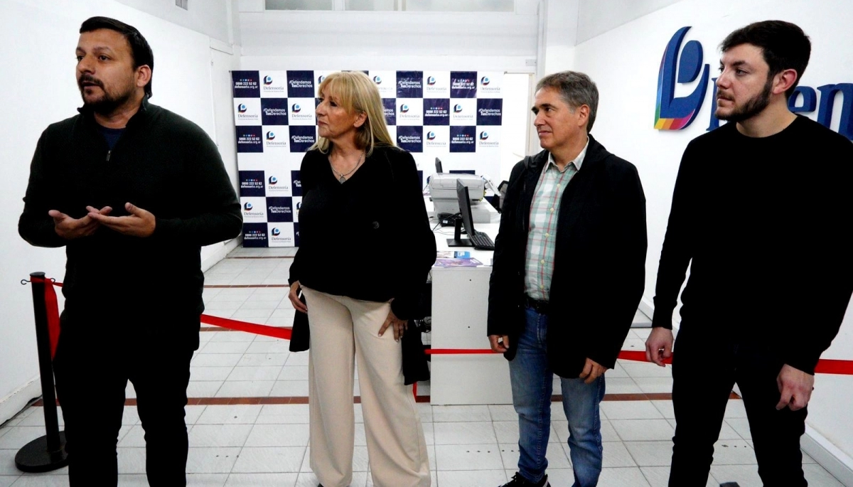 Lorenzino y Santalla inauguraron una nueva delegación de la Defensoría del Pueblo en Avellaneda