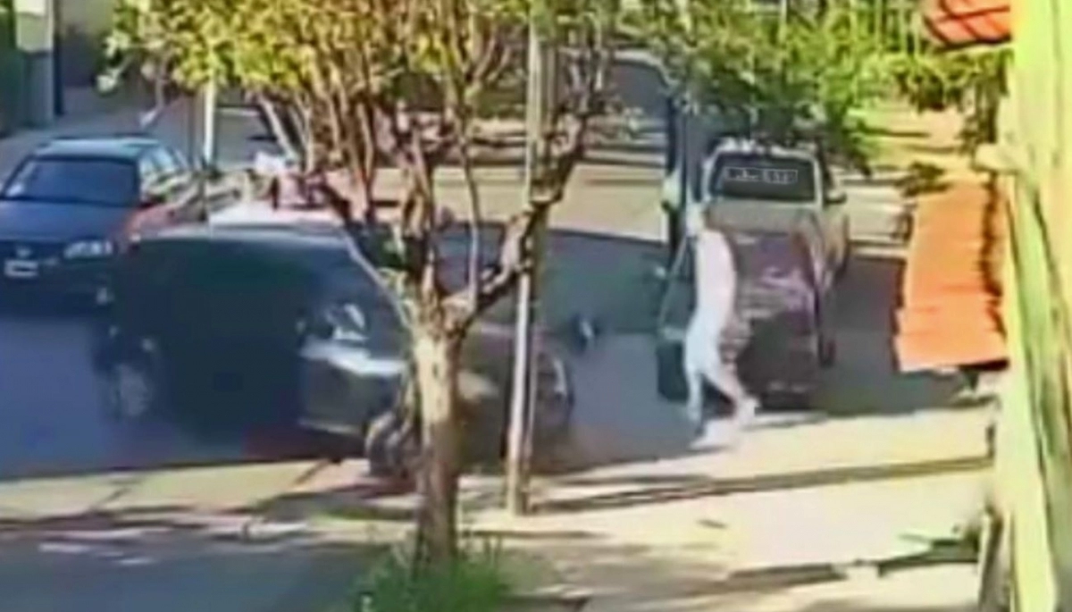 Lo durmió: se distrajo con el celular y un ladrón le robó el auto que dejó en marcha
