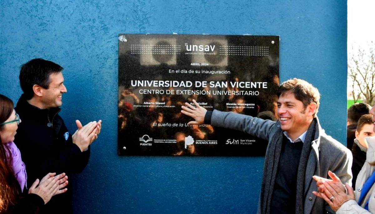 Kicillof le hace frente a Milei y asumirá el control de las obras universitarias que fueron paralizadas