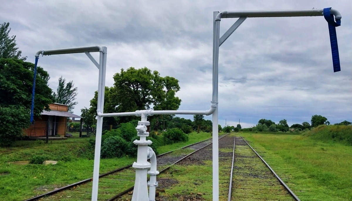La Municipalidad instaló nuevas bocas para carga de agua en Roque Pérez