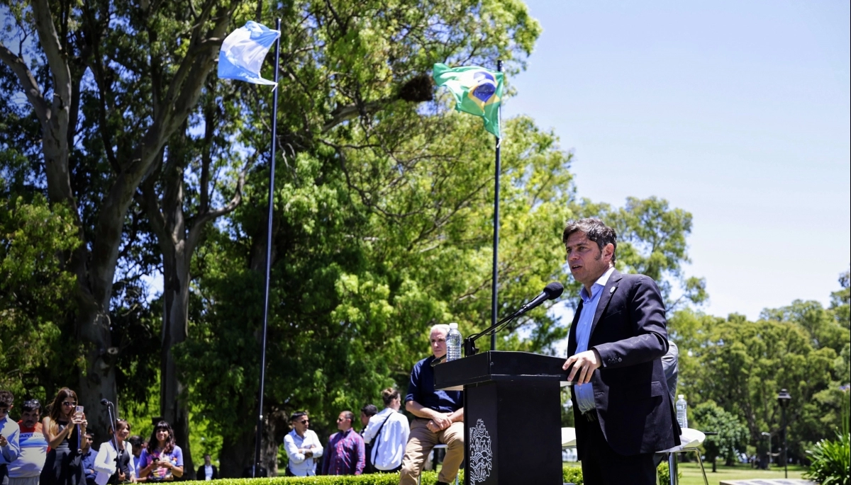 Kicillof afinó su relación con Brasil con el festejo del Día de la Amistad argentino-brasileña