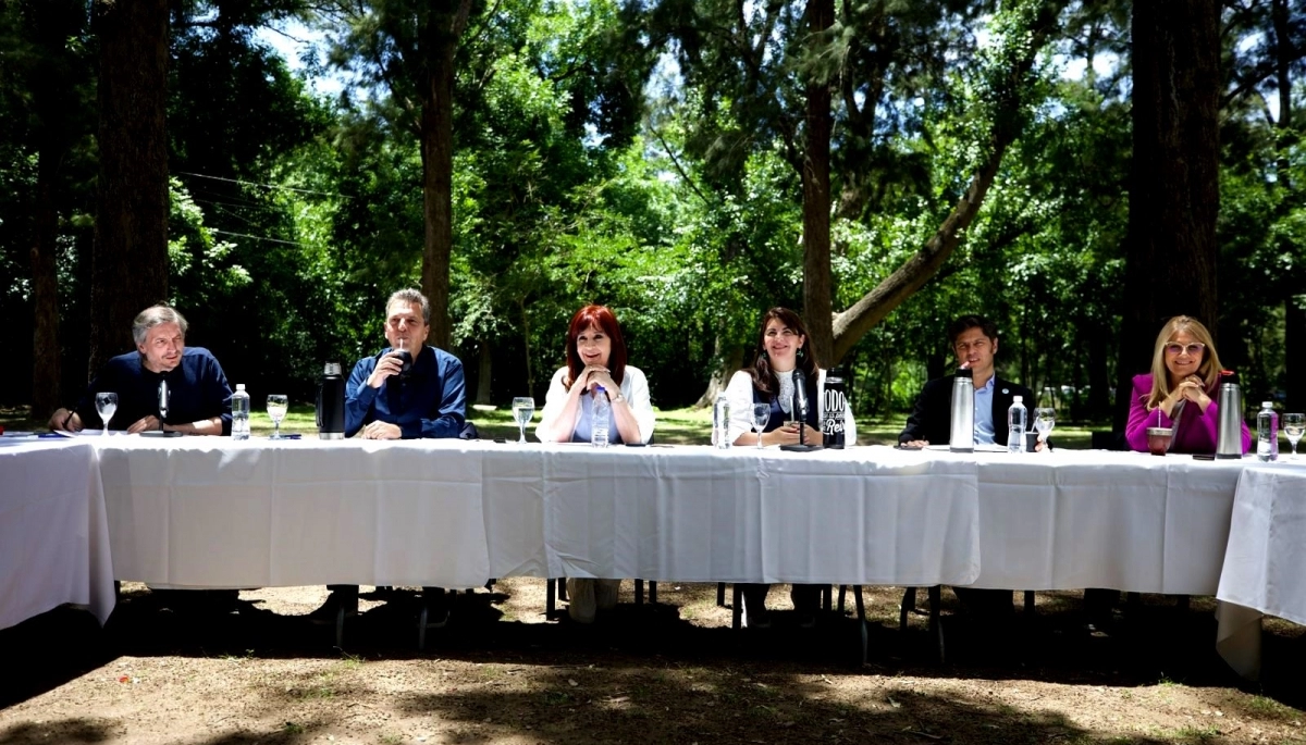 Cumbre del PJ Bonaerense: foto y señal de unidad entre Cristina Kirchner, Massa y Kicillof