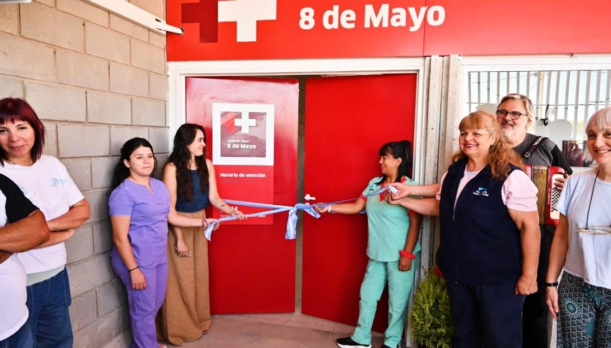 San Martín inauguró la Posta de Salud de Barrio 8 de Mayo