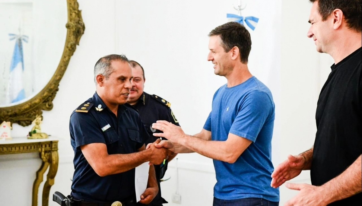 Mantegazza participó del reconocimiento a la labor Policial en San Vicente
