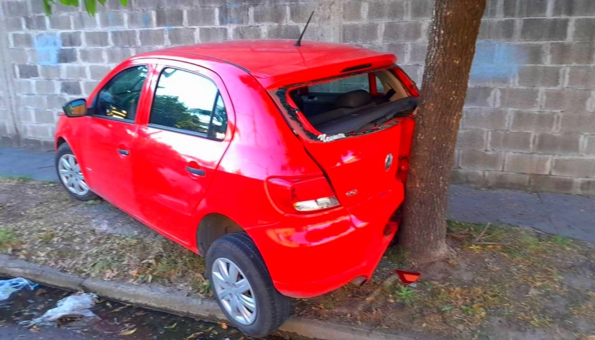 Viernes negro en el Conurbano: robaron a jóvenes en un parque y un auto se recuperó destrozado