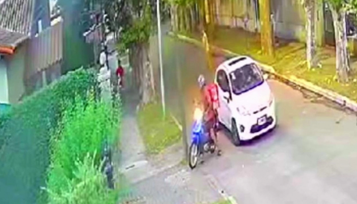Conurbano en llamas: se resistió al robo de la moto y con los vecinos corrió al ladrón