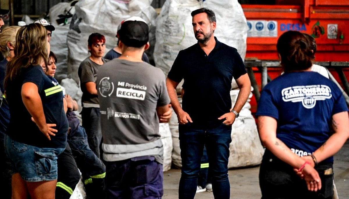 Sujarchuk destacó su deber por “cuidar el ambiente” en Escobar y negó que el cambio climático sea un “verso”
