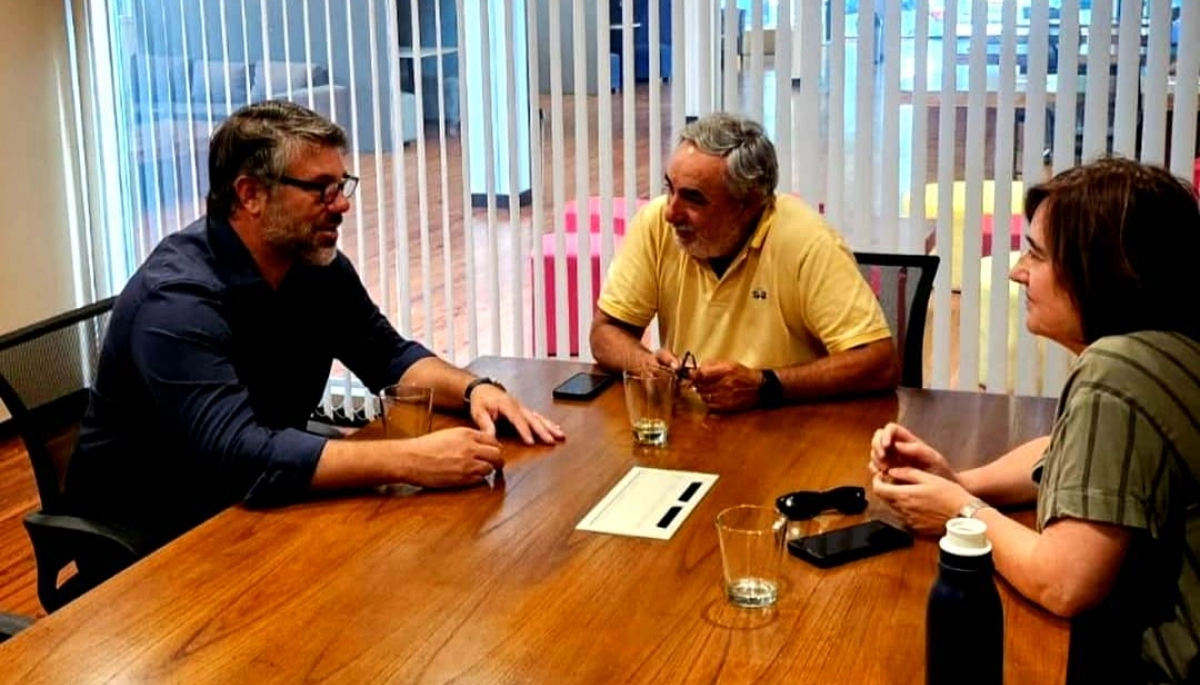 El presidente del Comité Provincia se reunió con el único intendente Boina Blanca de la Tercera
