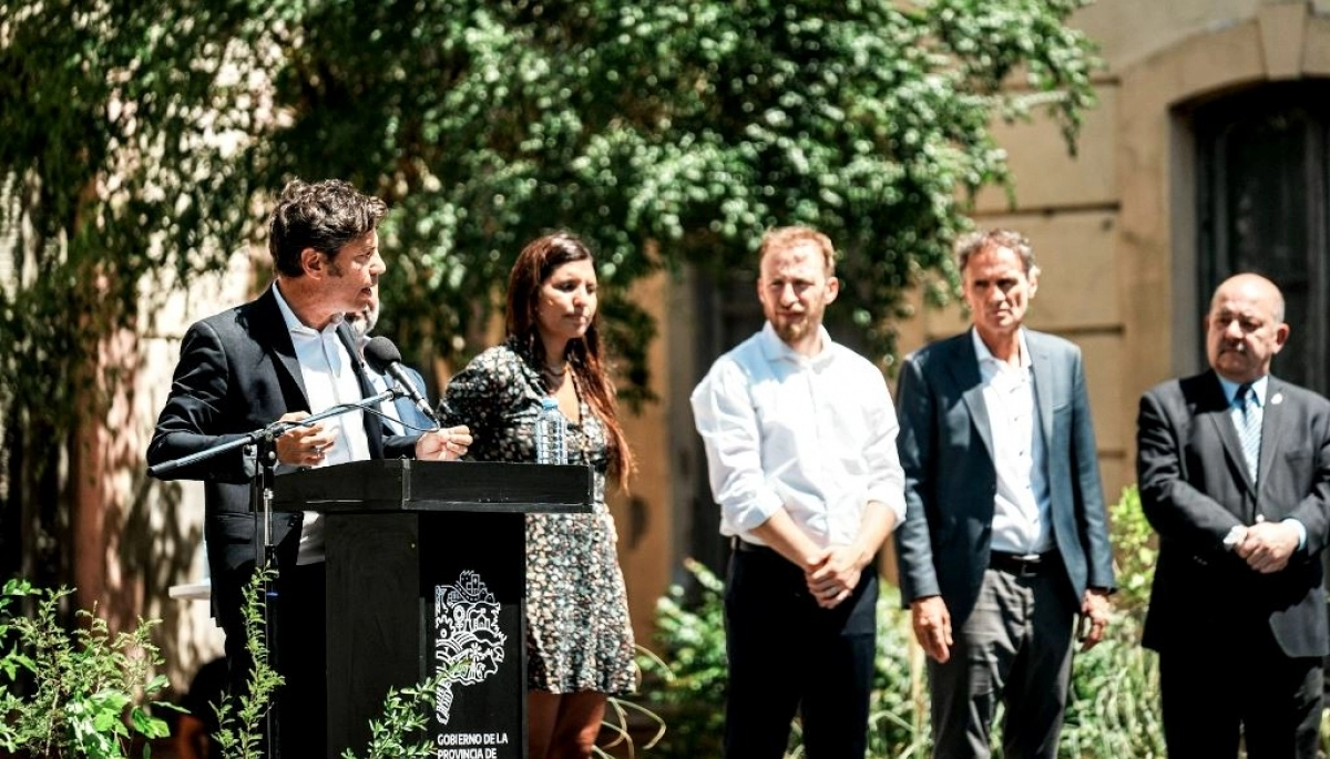 Kicillof, Otermín, Vilar y Katopodis firmaron la implementación de la Reserva Provincial Santa Catalina