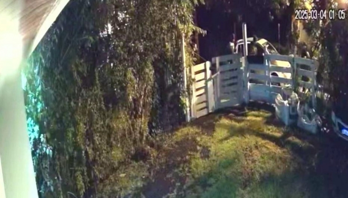 Una banda de encapuchados intentó robar en una vivienda y el morador los puso en fuga